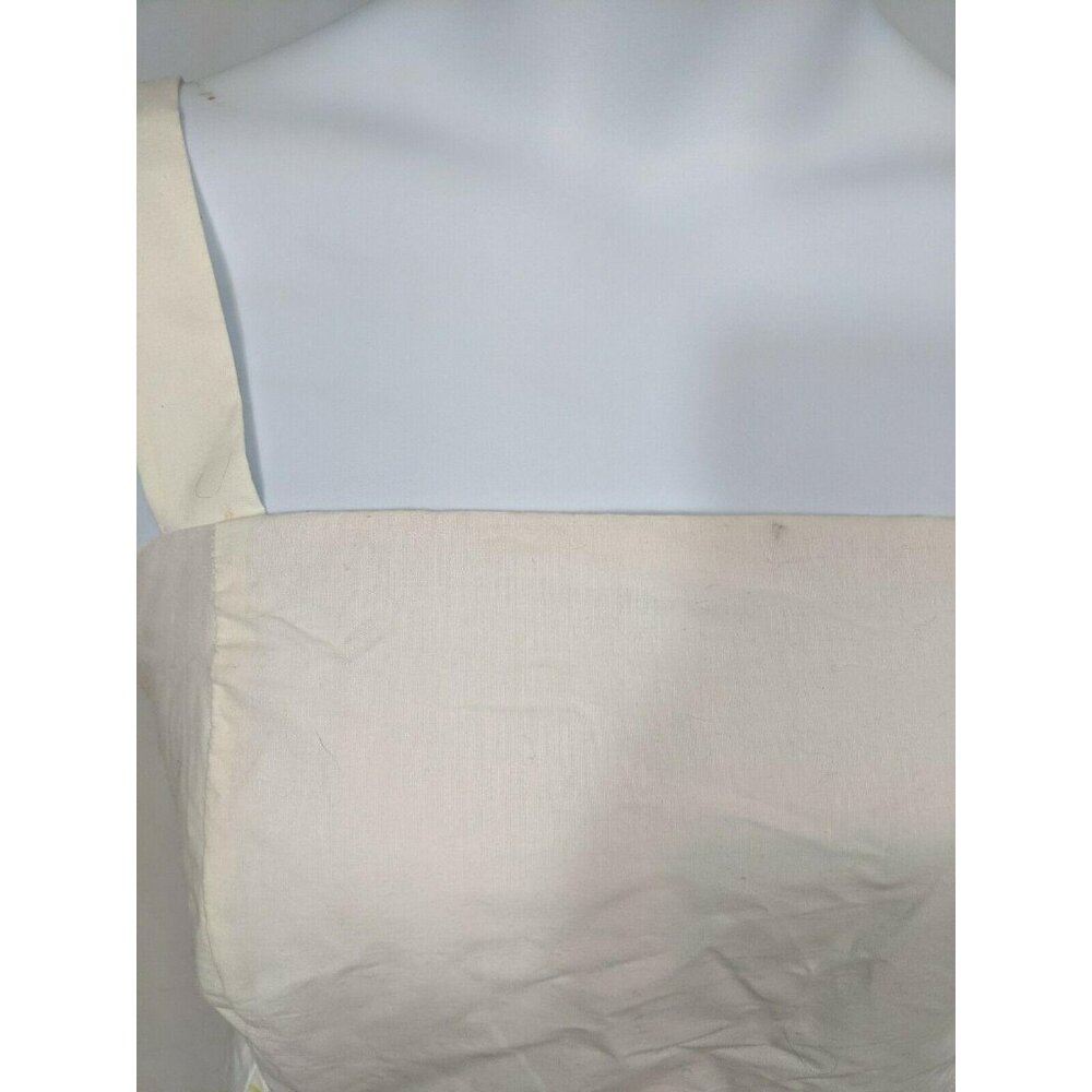 Dressbarn White Floral Cotton dress Size 16 - Picture 3 of 5